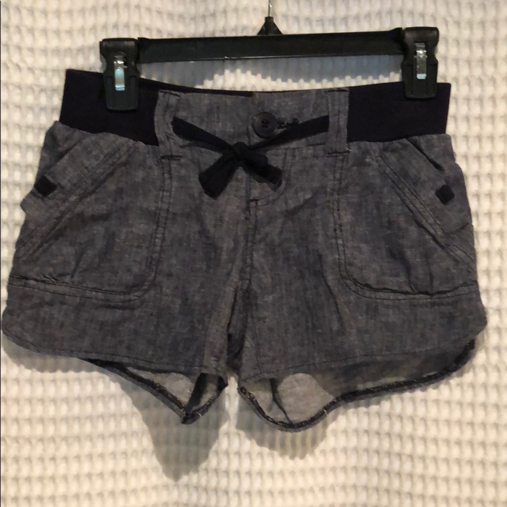 Linen shorts